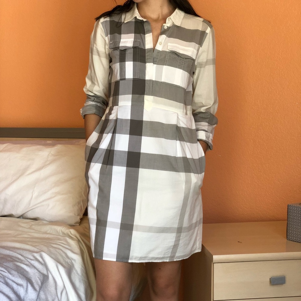 Burberry Brit Plaid Dress